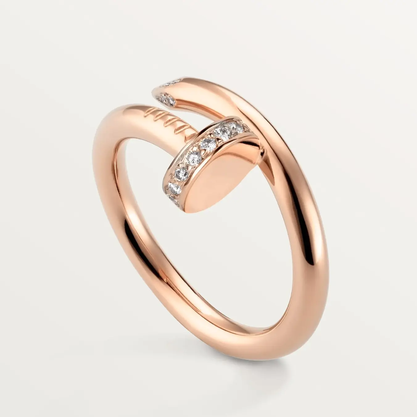 

Кольцо Cartier Juste un Clou, розовое золото/бриллианты