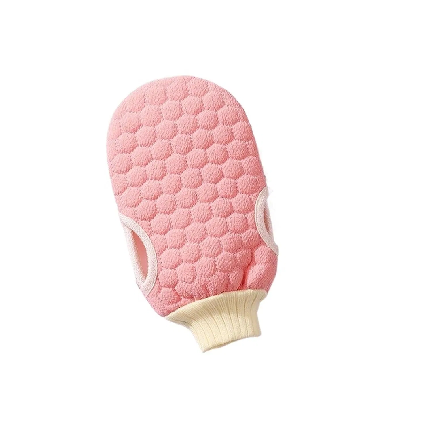 Двусторонняя варежка для пилинга XUMKFJRE, 1 шт, Pink