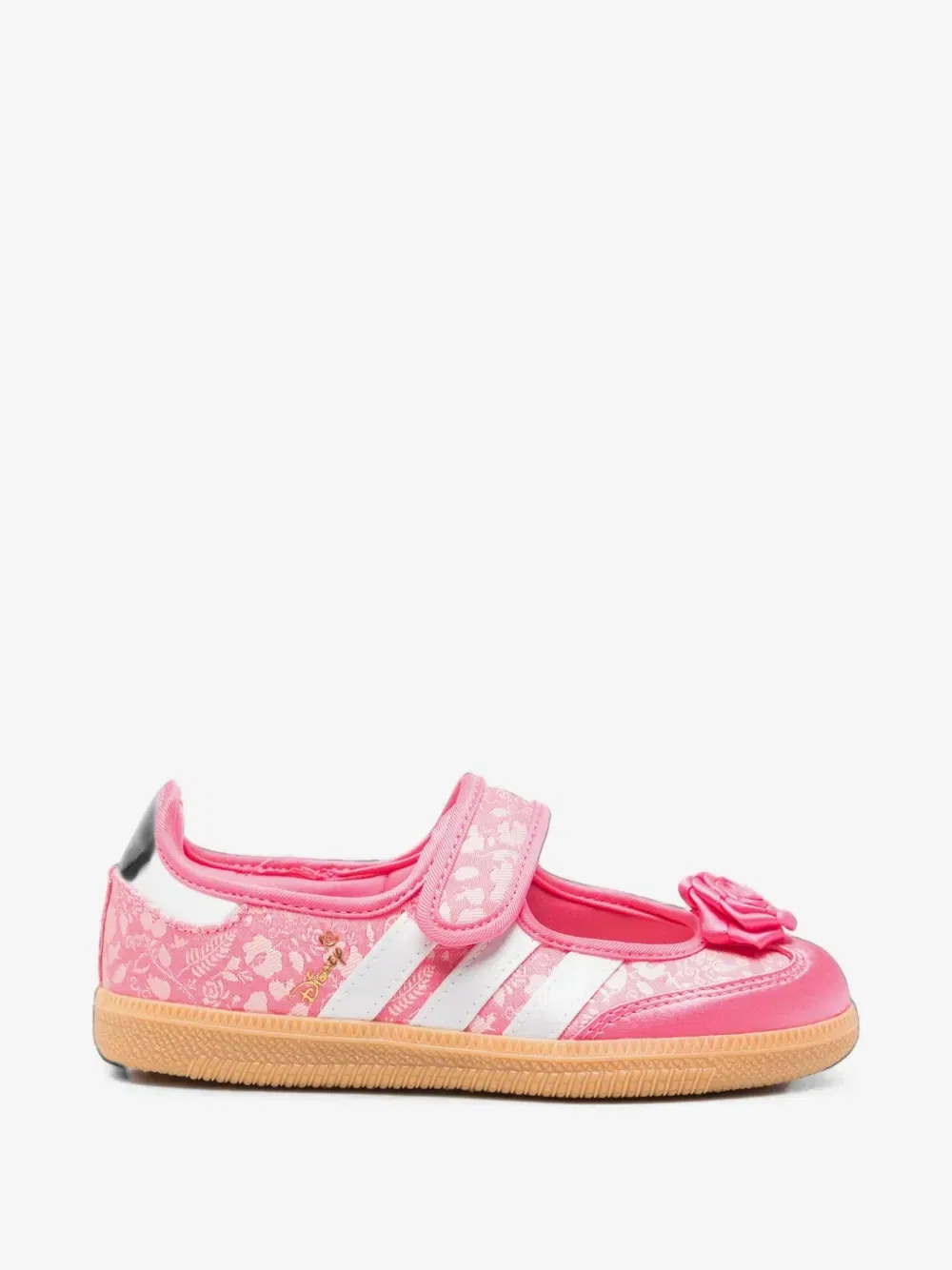 Балетки Samba Jane C на липучке adidas Kids, розовый