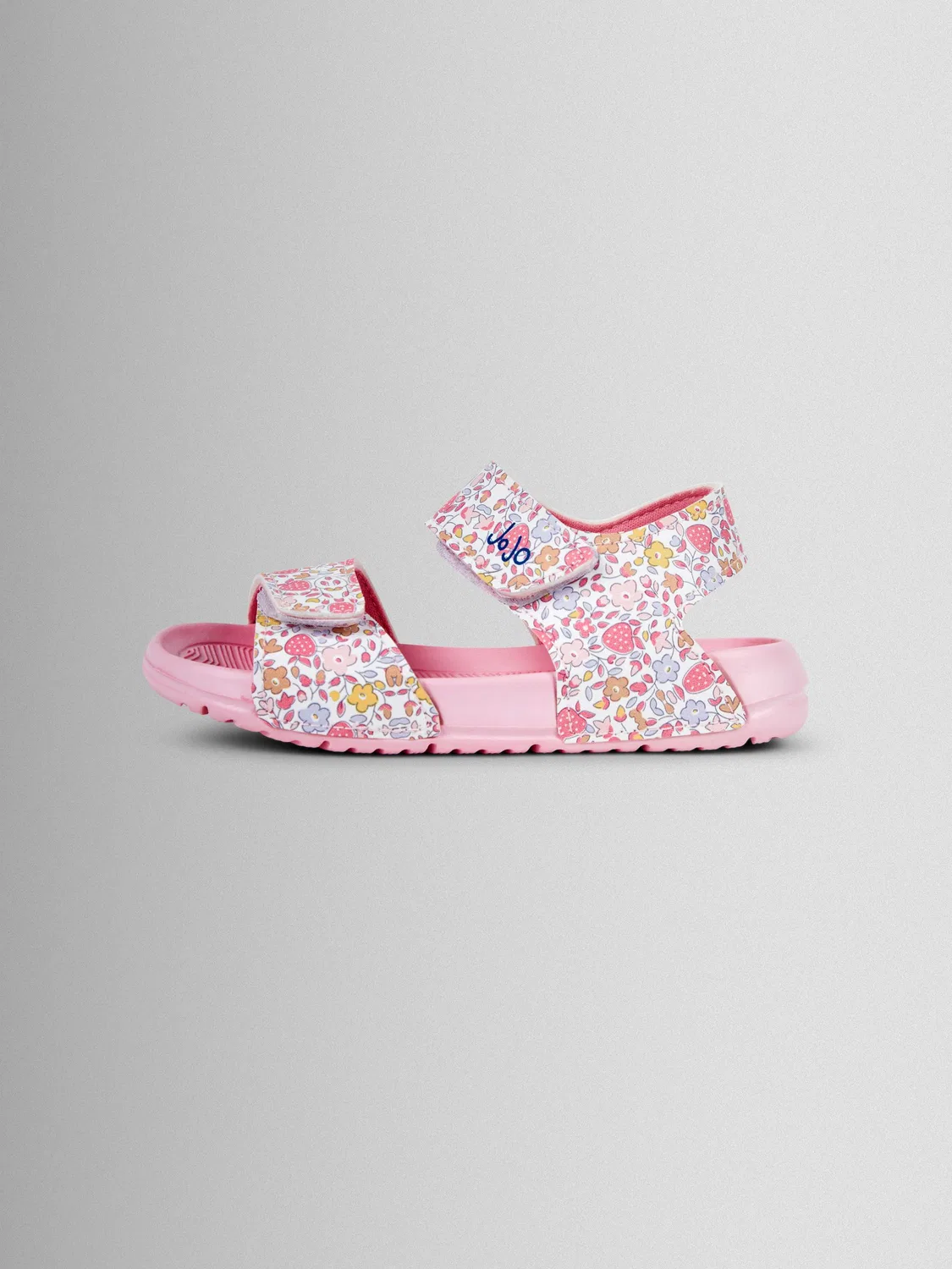 Сандалии JoJo Maman Bébé Pink Floral, розовый — фото 4