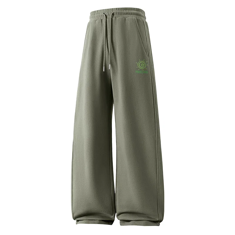 Детские повседневные брюки из плотного хлопка MINISO, Palm Green