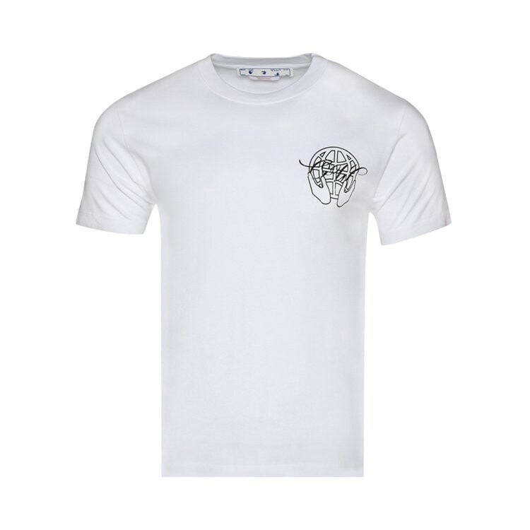 

Футболка Off-White Hand Arrow Slim T-Shirt 'White/Black', белый