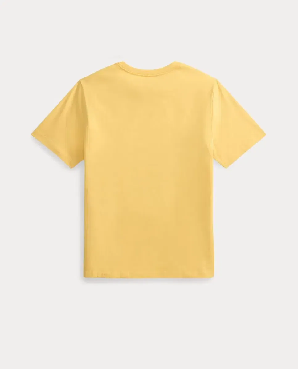 Детская футболка для девочек хлопковая Polo Ralph Lauren, Amarillo — фото 2