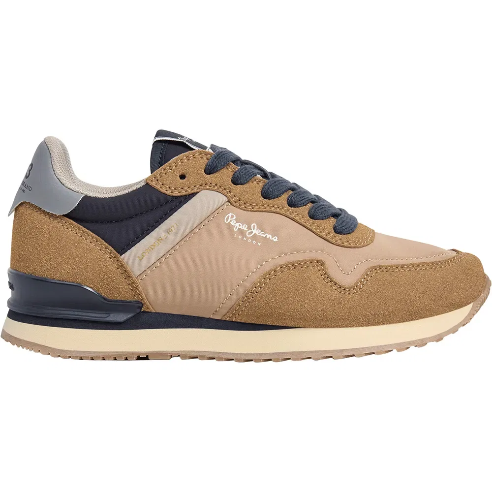 Детские кроссовки для мальчиков с принтом Hailon Basic Pepe jeans, Brown