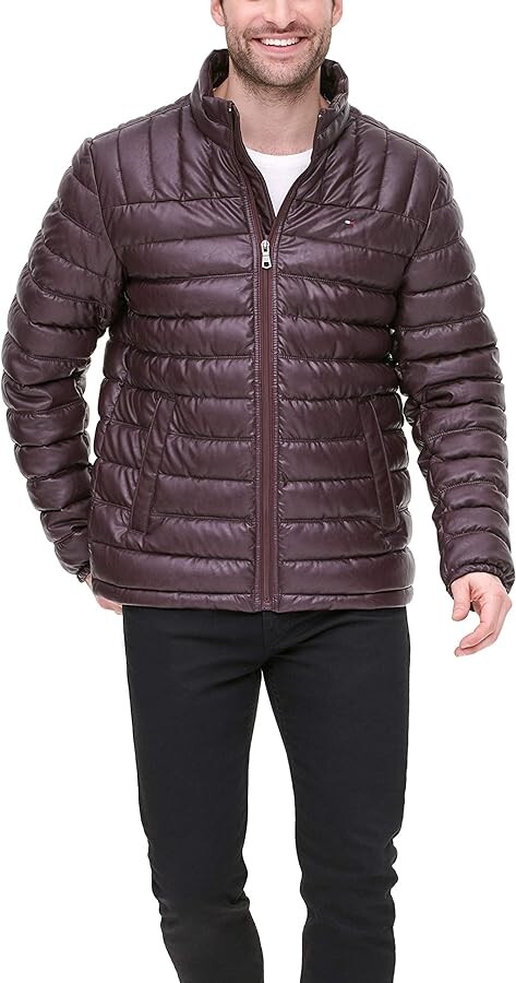 Куртка Tommy Hilfiger Water Resistant Ultra Loft Down, бордовый — фото 3