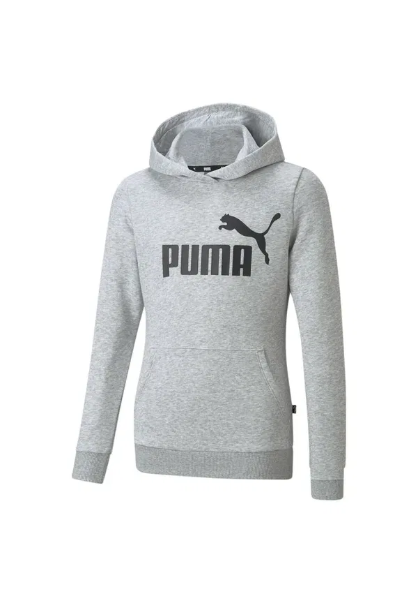 Худи с принтом Ess logo Puma, Light Gray Heather, светло-серый