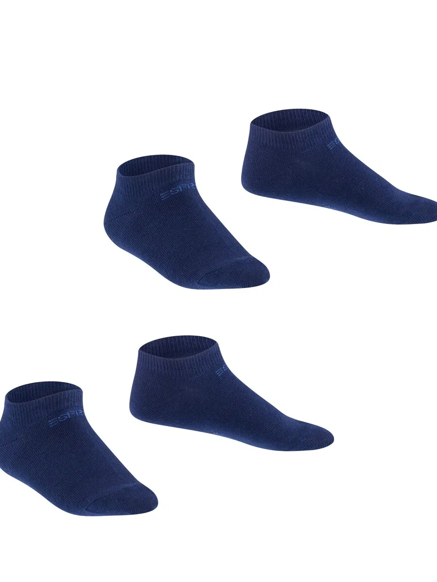 Носки ESPRIT 'Foot Logo 2-Pack' темно-синего цвета