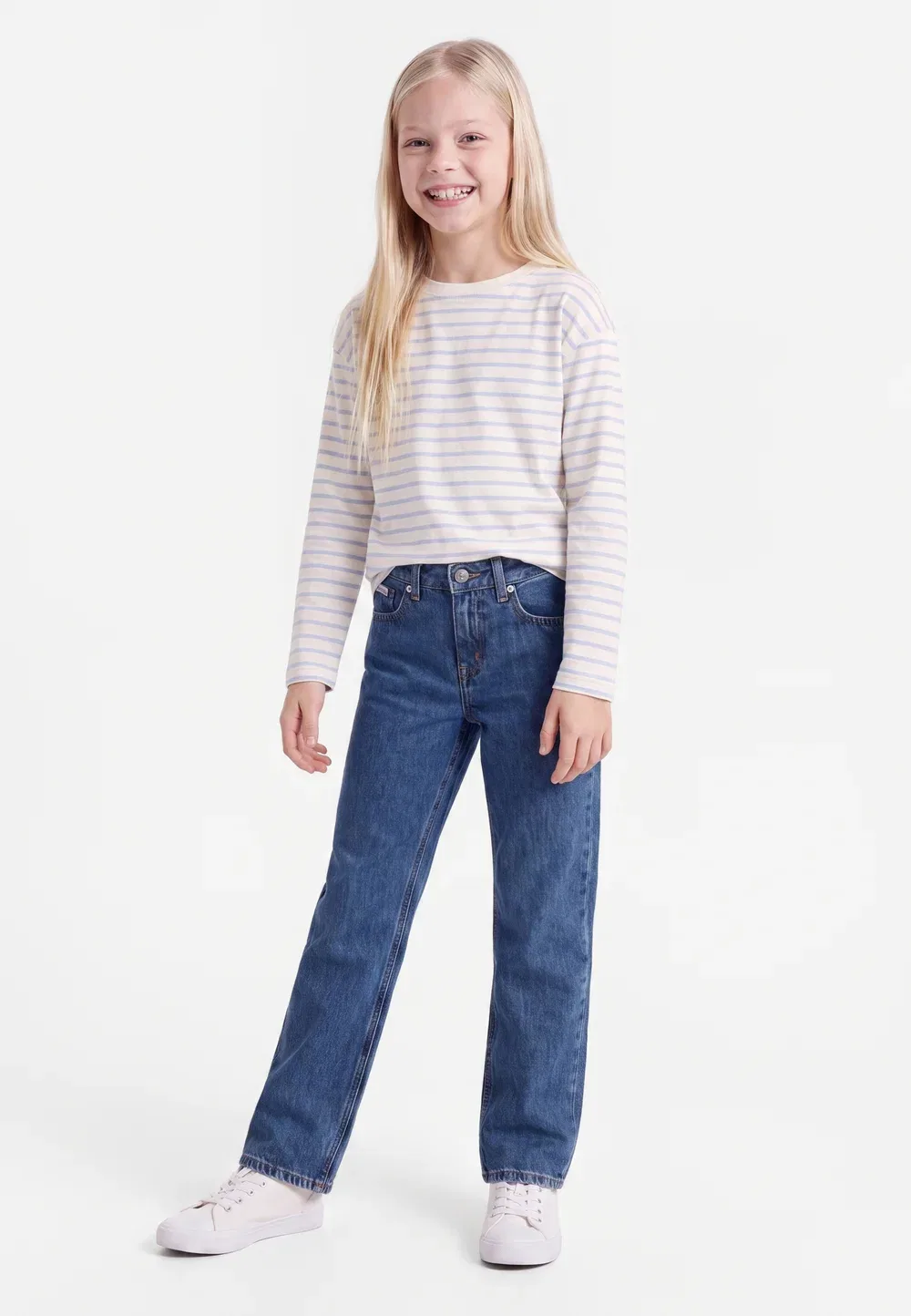 Джинсы прямого кроя Calvin Klein Jeans, Beckford Blue Wash