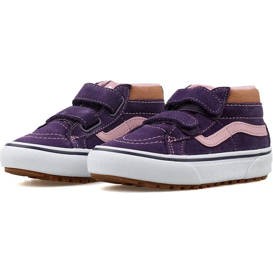 Детские кроссовки с высоким берцем Mte Sk8-Mid Reissue V Vans, Фиолетовый — фото 3
