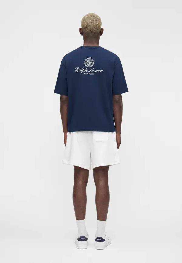 Футболка с принтом Polo Ralph Lauren, темно-синий