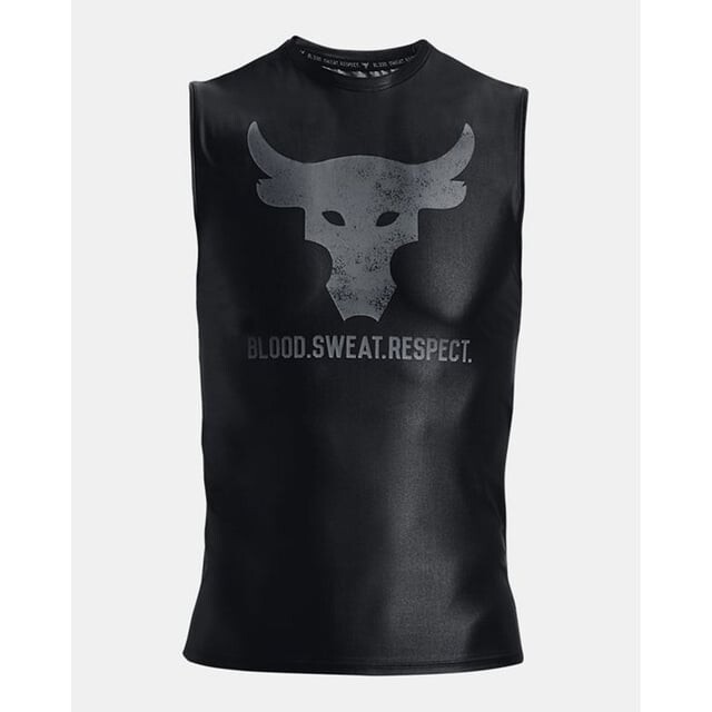 

Мужская черная майка Under Armour Project Rock ISO Chill Under Armour, черный