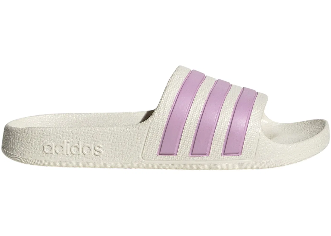 Детские шлепанцы с дизайном Adidas Adilette Aqua Slides Adidas, Off White/Bliss Lilac/Off White
