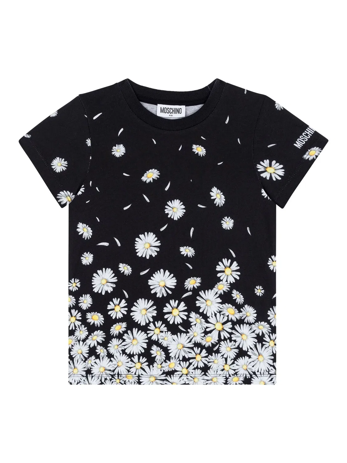 Футболка из 100% хлопка Moschino, черный