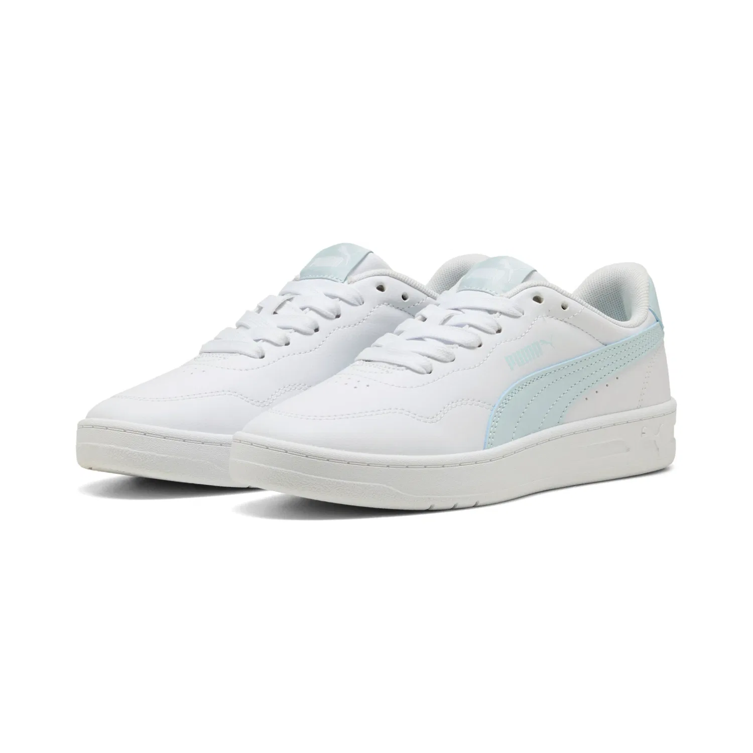 Детские кроссовки для активного отдыха Court Lally PUMA, White/Sea Glass