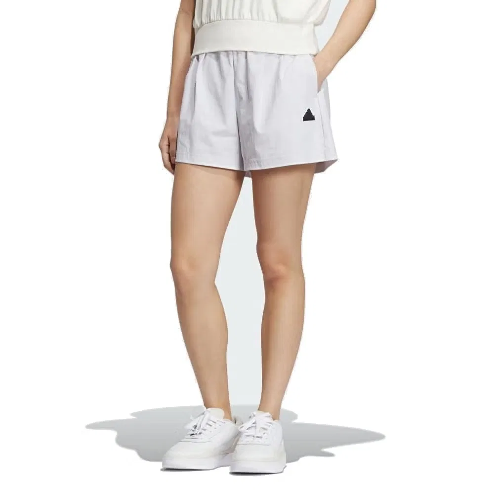Шорты спортивные с логотипом Tech Woven Adidas, белый — фото 2