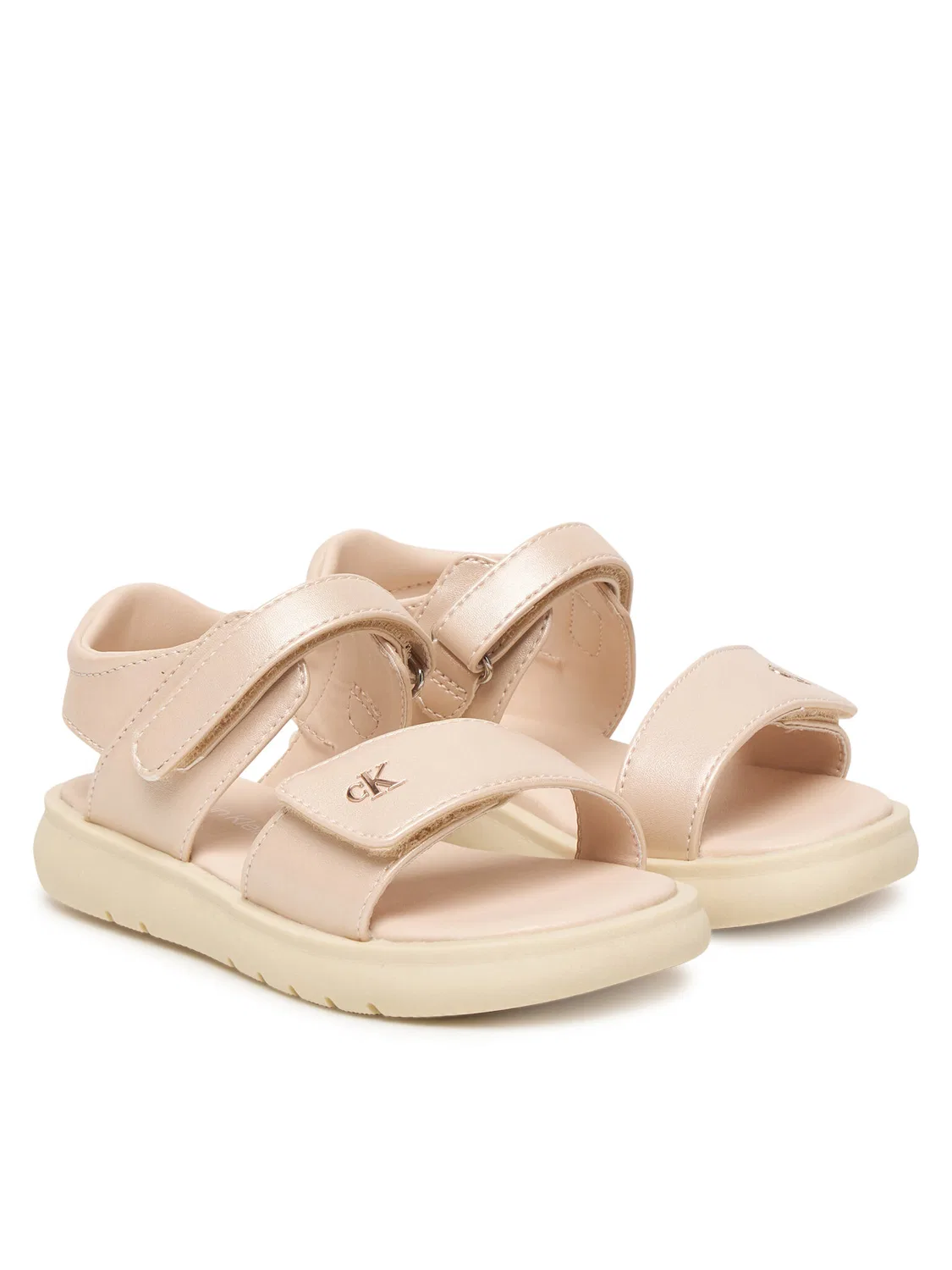 Сандалии для девочки Velcro Sandal Calvin Klein, розовый — фото 2