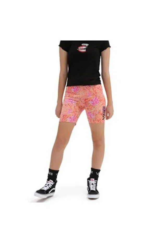Детские шорты для девочек с принтом Rose Camo Print Legging Short Vans, Cyclamen