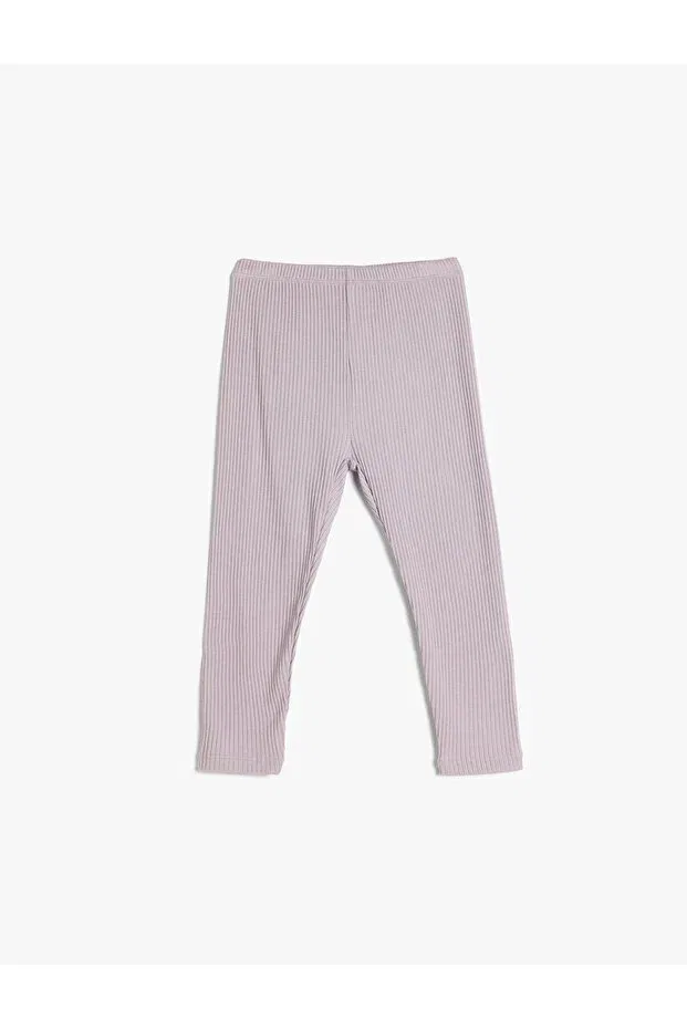Детские леггинсы для девочек хлопковые Basics Koton, Lilac