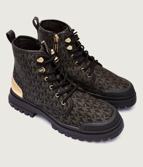 Детские сапоги-челси для девочек из искусственной кожи Payton Michael Kors Kids, коричневый — фото 3