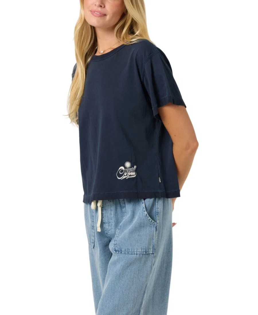 Футболка свободного кроя с вышивкой OG Radical Sun Boxy Tee O'Neill, Navy — фото 3