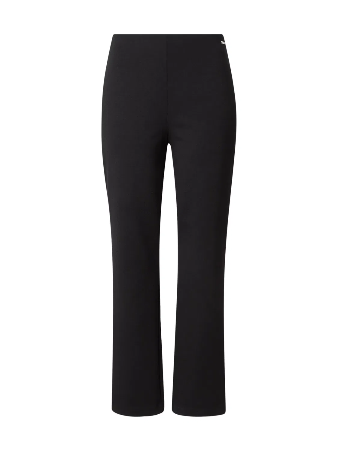 Брюки Calvin Klein Regular PONTE черного цвета