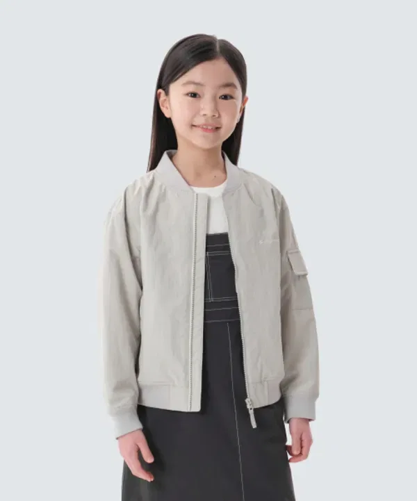 Пуховик детский, Campl, Snowpeak Apparel Kids, светло-бежевый
