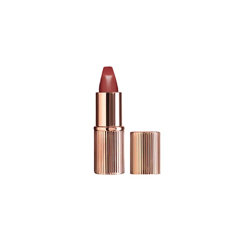 Женский набор пробников помады Modern Matte Gold Tube Trial Size #Kiss Mark, Charlotte Tilbury