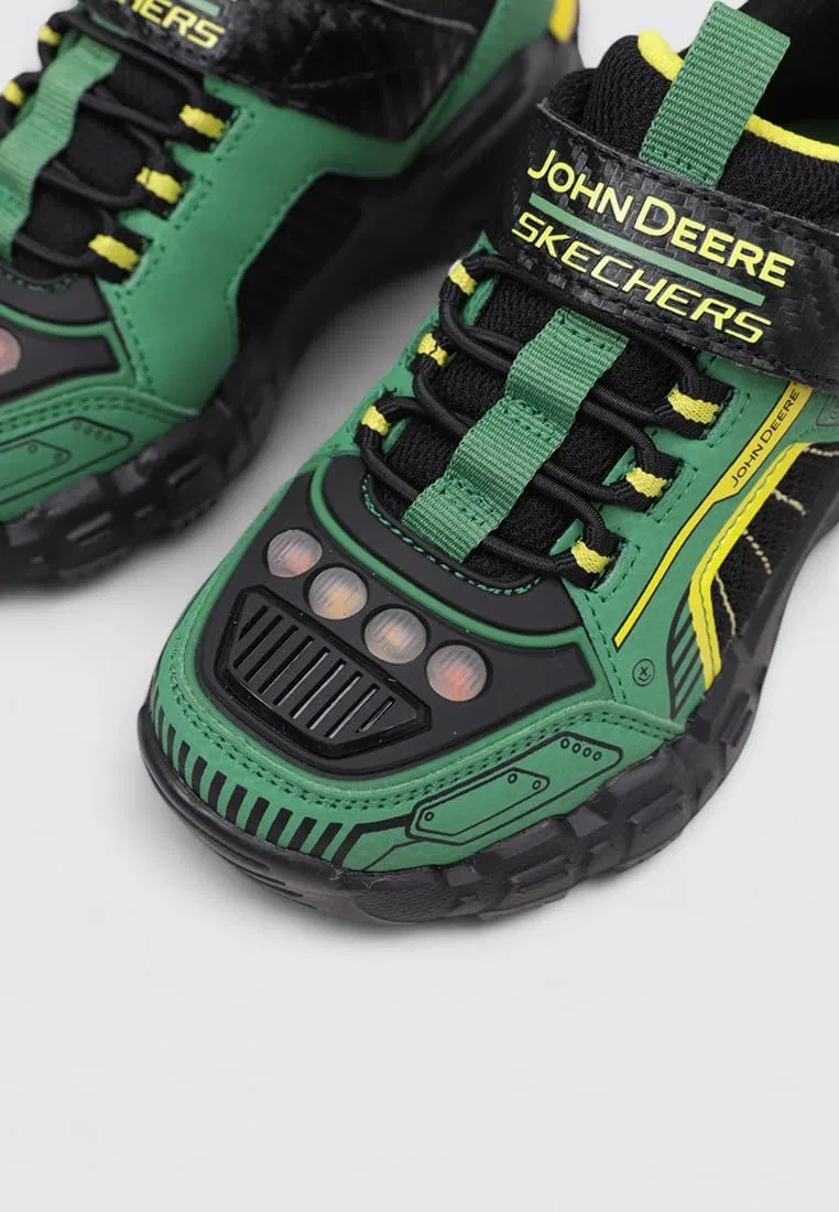 Детские кроссовки для девочек Adventure Track Skechers, Green/Black — фото 2