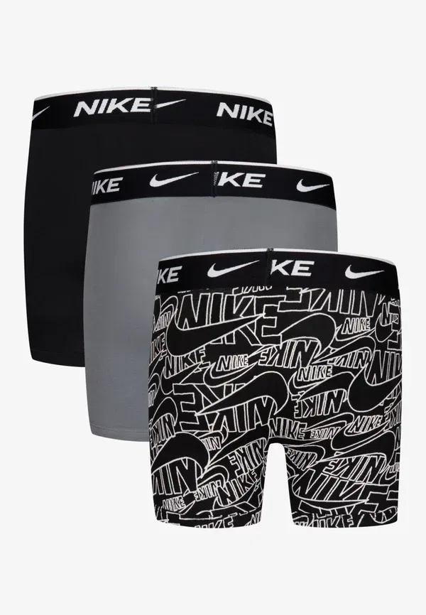 Комплект из 3 боксерских трусов Nike Sportswear, черный/серый — фото 2