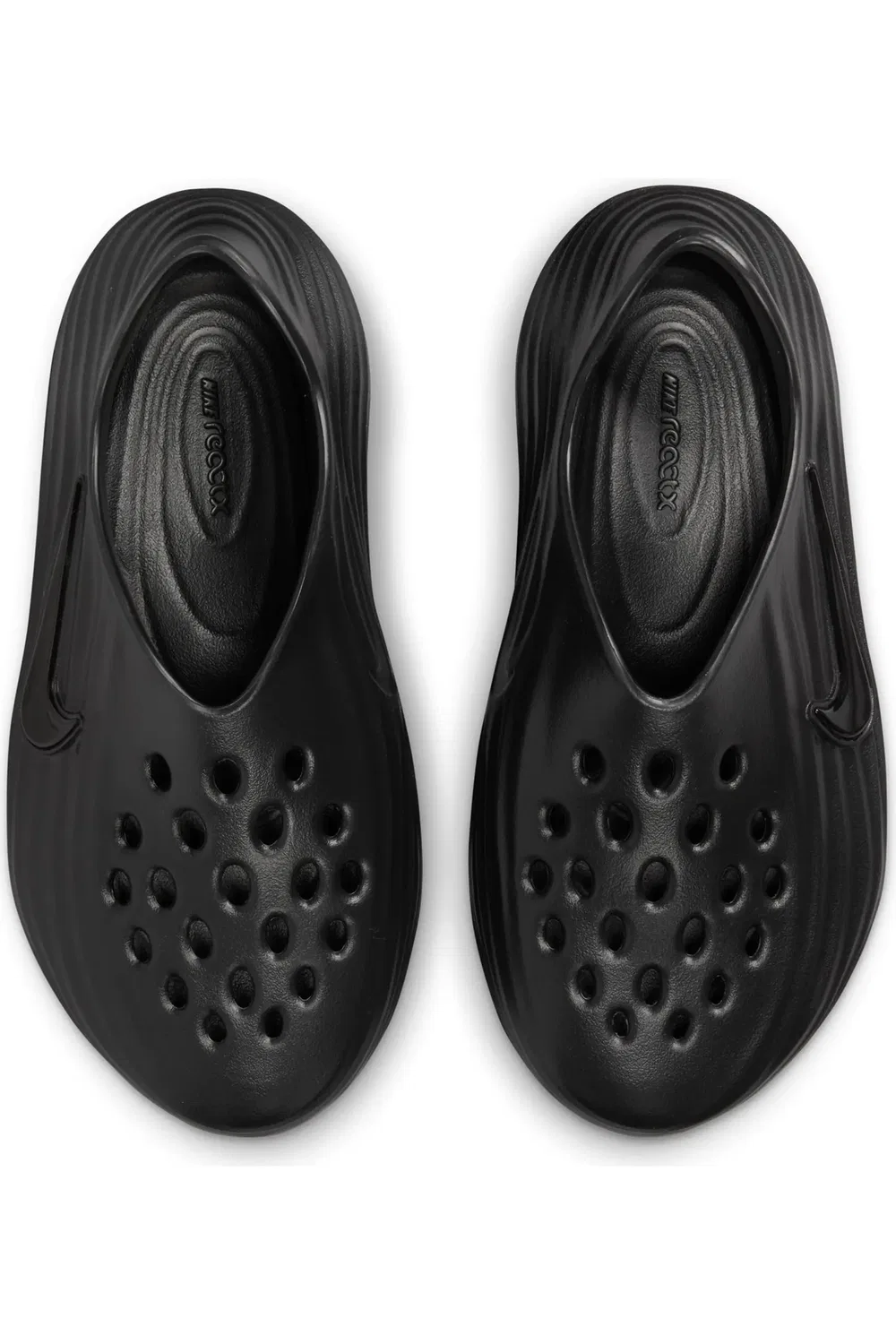 Детские кроссовки slip-on на платформе ReactX Rejuven8 Nike, 001 черный/черный — фото 3