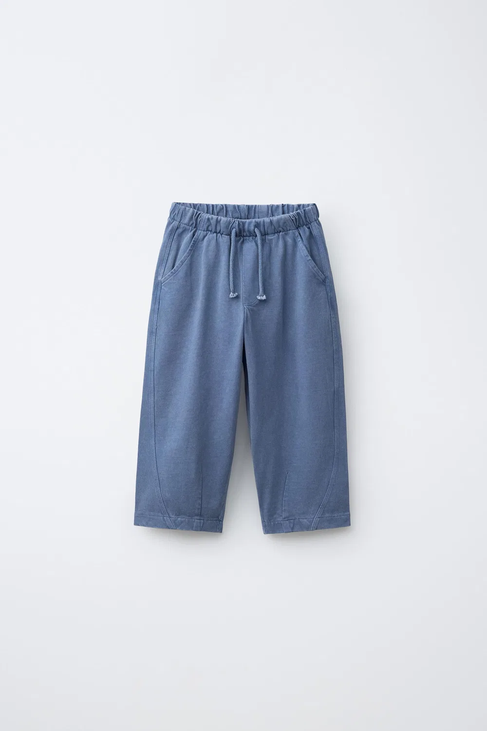 ПЛОТНЫЙ ДЖЕРСИ, СВОБОДНЫЕ БРЮКИ ZARA, Blue