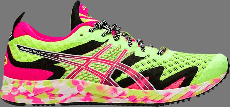 

Кроссовки wmns gel noosa tri 12 'safety yellow pink glo' Asics, желтый
