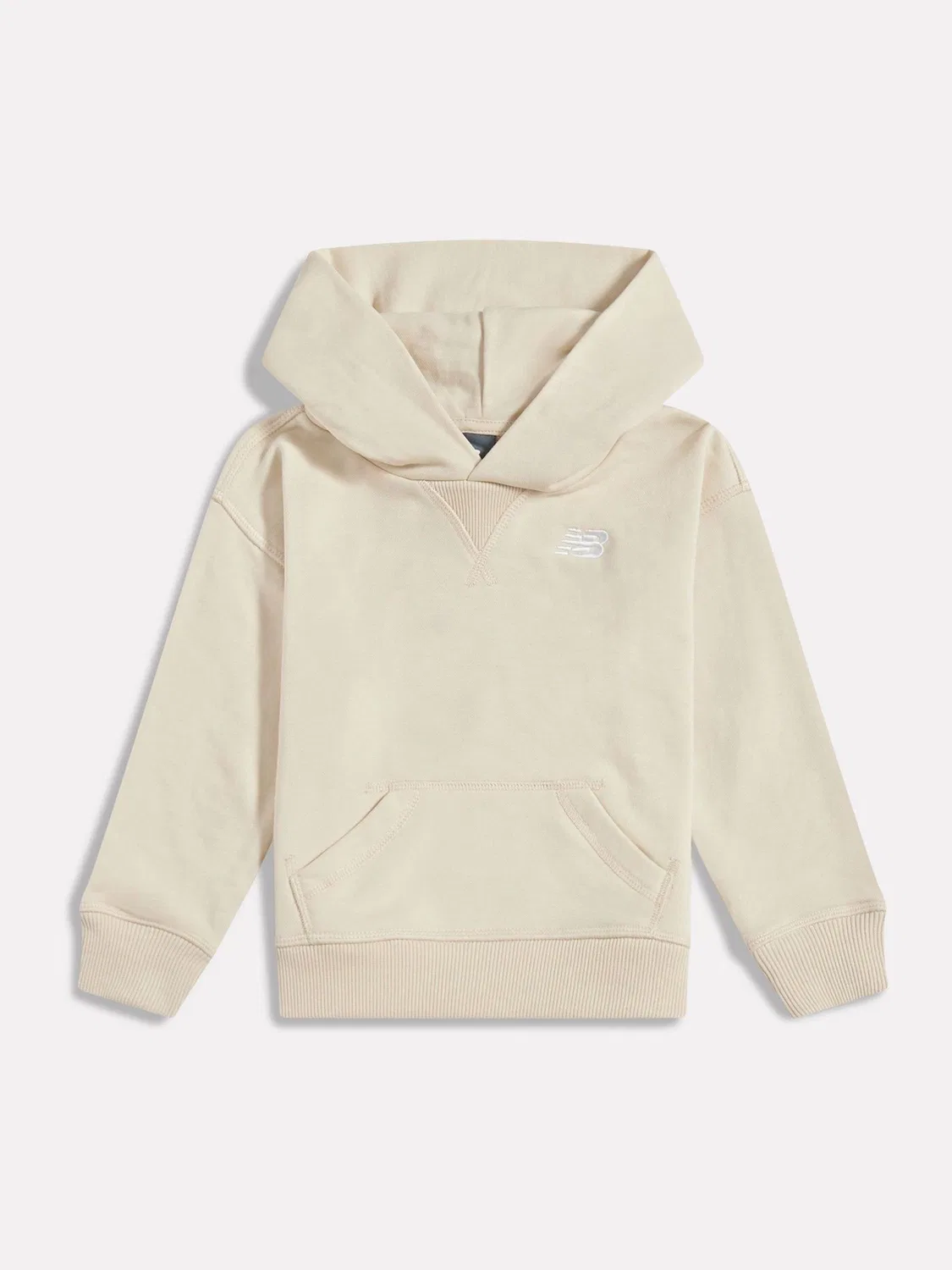Худи New Balance Natural Small Logo FT, натуральный