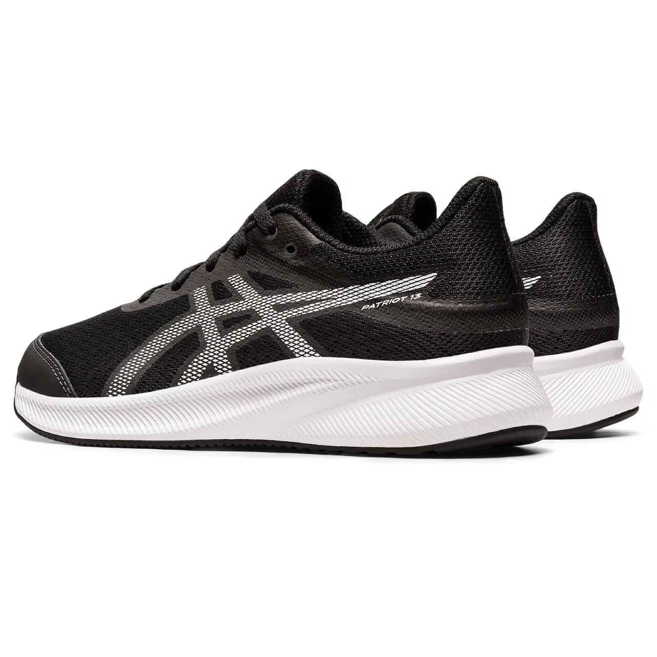 Детские кроссовки для мальчиков с повседневной амортизацией Patriot 13 Gs ASICS, Graphite Grey White — фото 3