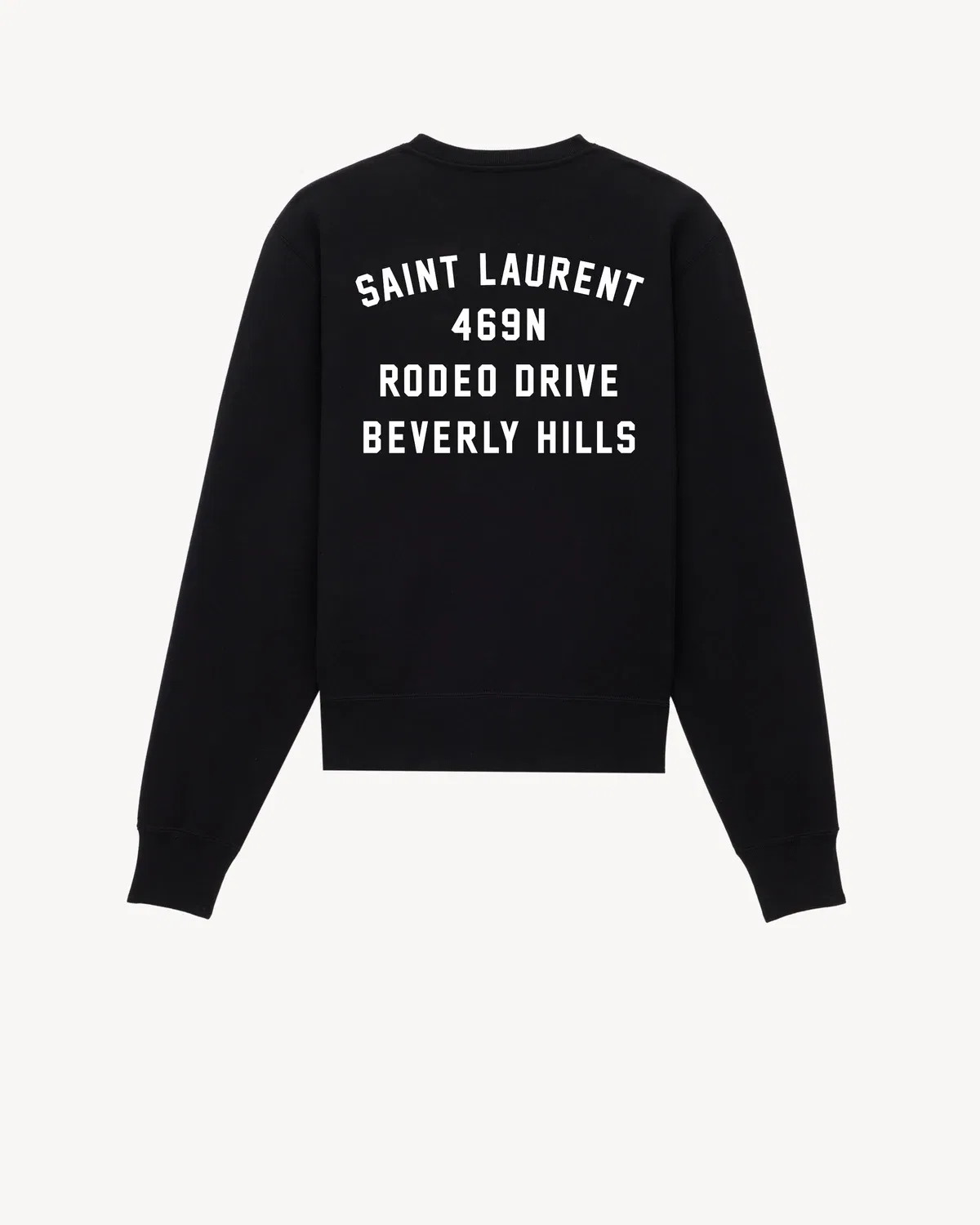 Толстовка SAINT LAURENT BEVERLY HILLS, черный