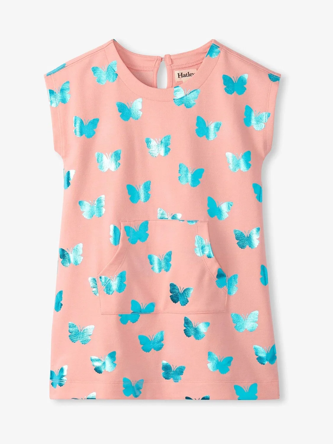 Платье свободное Glitter Butterfly Hatley, розовый