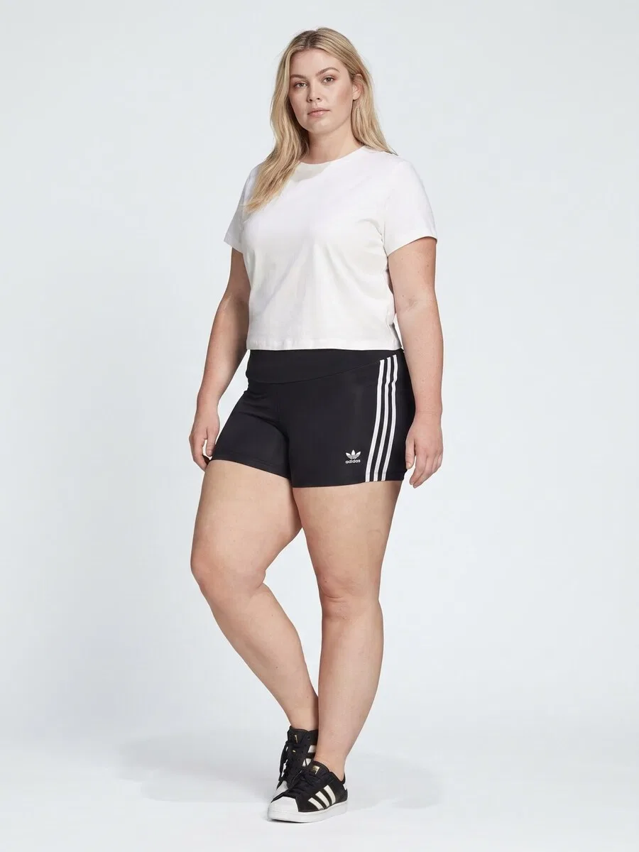 Свободные спортивные штаны ADIDAS черного цвета