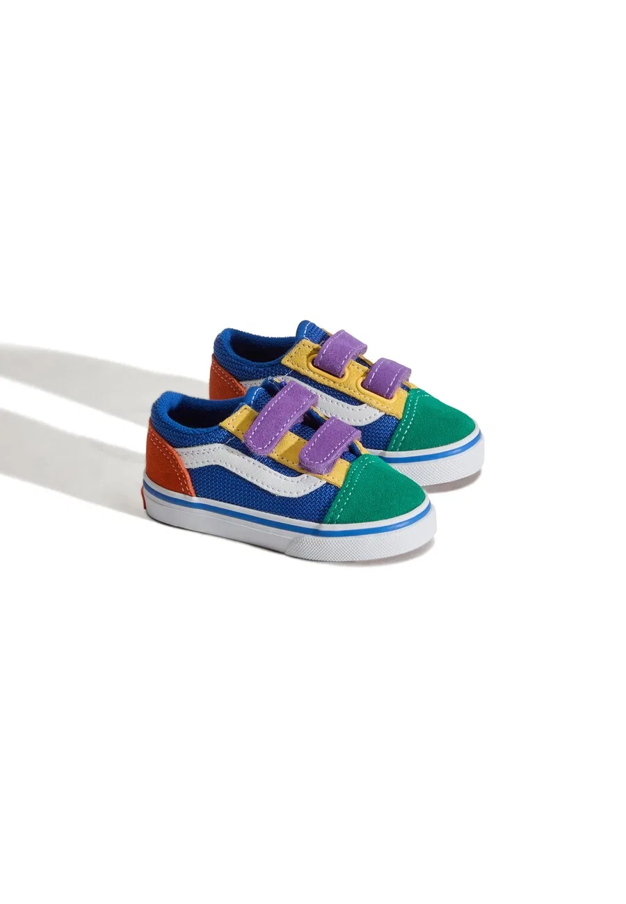 Кроссовки VANS 'Old Skool Hook And Loop' в кобальтово-синем цвете — фото 3