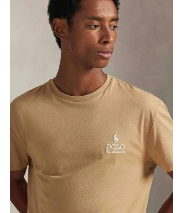 Мужская футболка классического кроя Polo Ralph Lauren, Cammello — фото 4