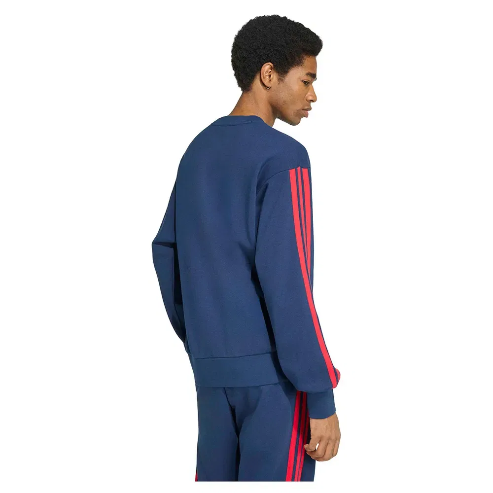Мужской свитшот из футера с принтом Arsenal FC DNA Adidas, Blue — фото 2