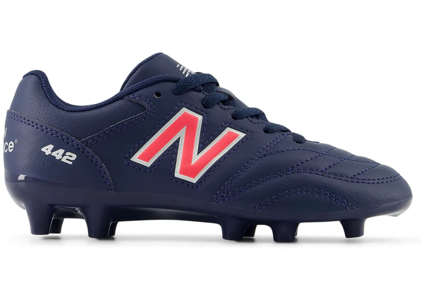 Детские бутсы New Balance 442 Academy FG v2, NB Navy/Silver/Energy Red