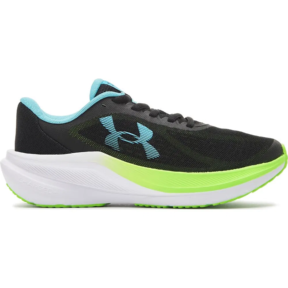 Детские кроссовки Charged+ Chase для бега Under Armour, Black/Blue/Green — фото 2