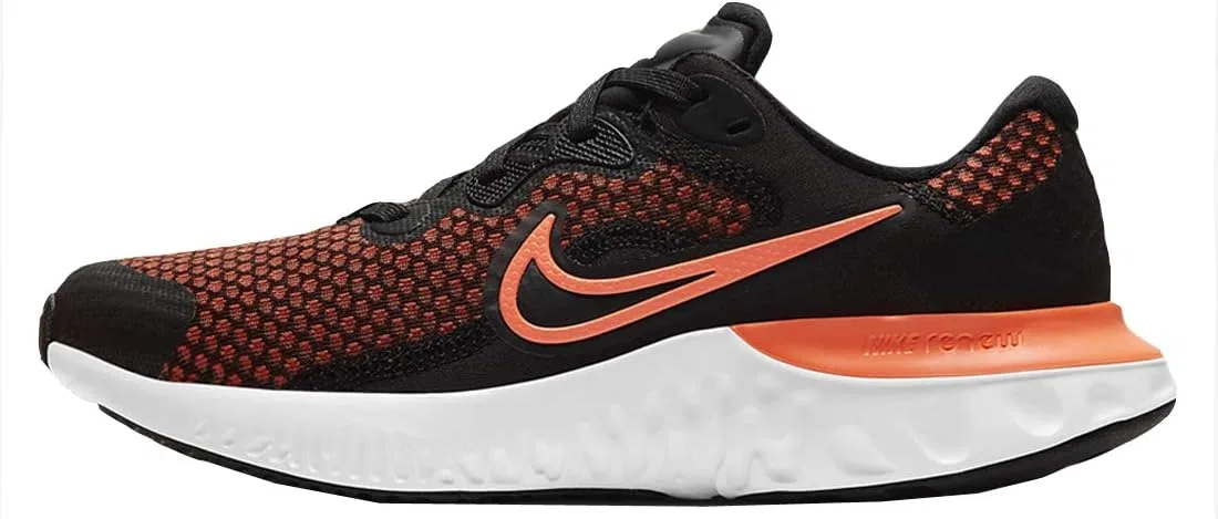 Детские беговые кроссовки Stroke Nike, Black Hyper Crimson Chile Red Green Glow White Dk Smoke Grey