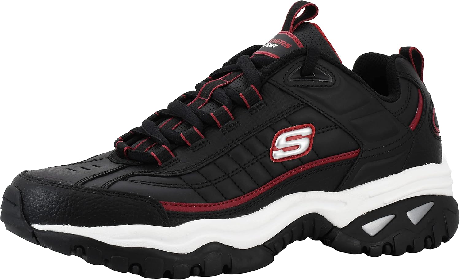 

Мужские кроссовки Skechers Energy Afterburn, черный/серебристый/красный