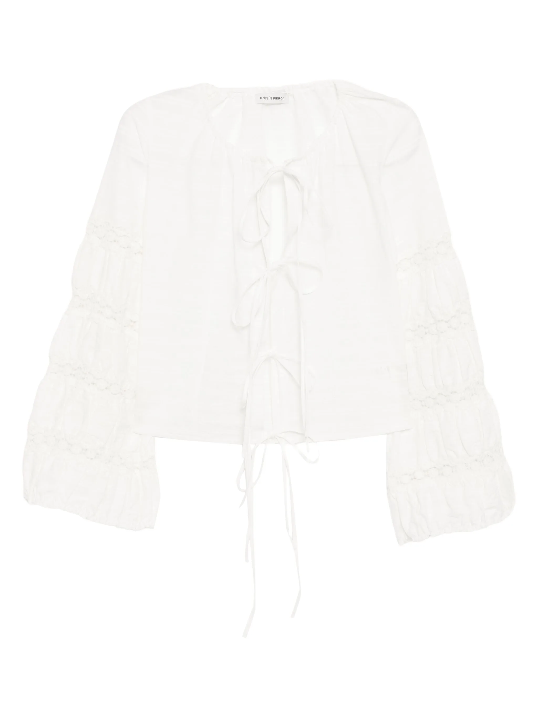 

Блузка с цветочной вышивкой Róisín Pierce, нейтральный