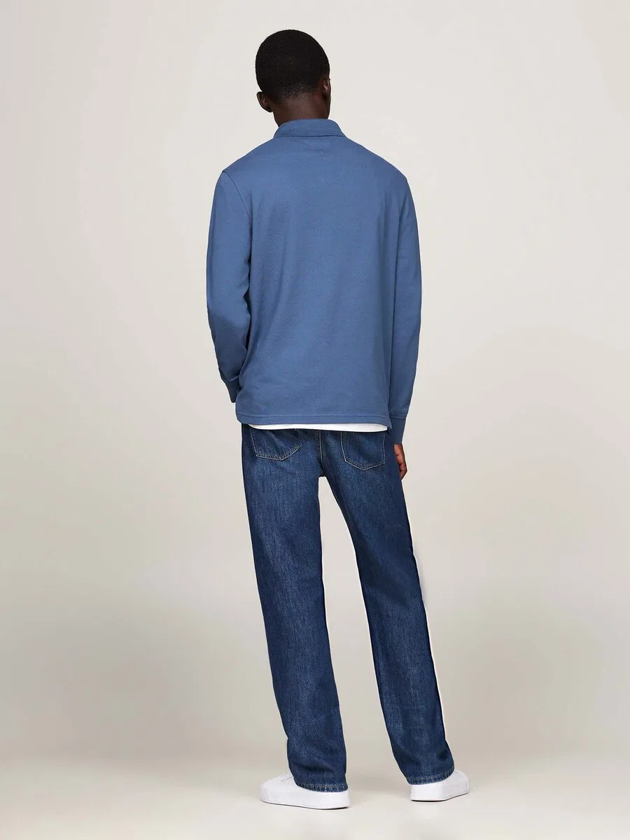 Рубашка TOMMY HILFIGER '1985 REGULAR LS POLO', цвет морской синий — фото 3