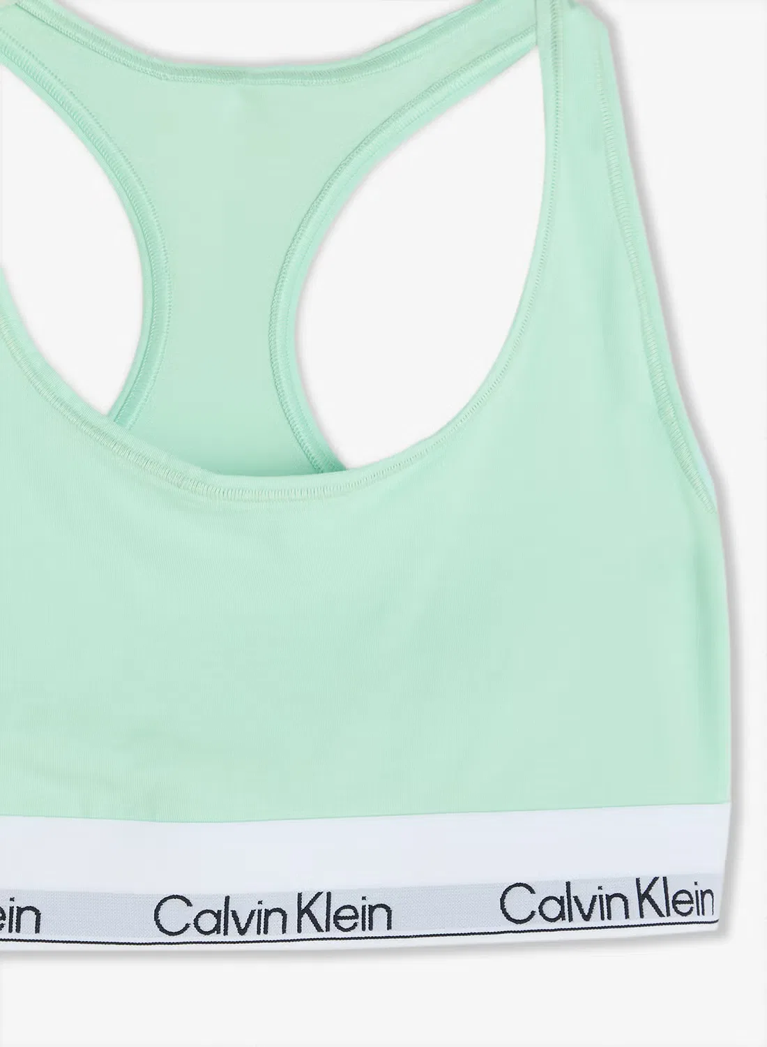 Бюстгальтер без косточек с логотипом Icon Calvin Klein, мятный — фото 3