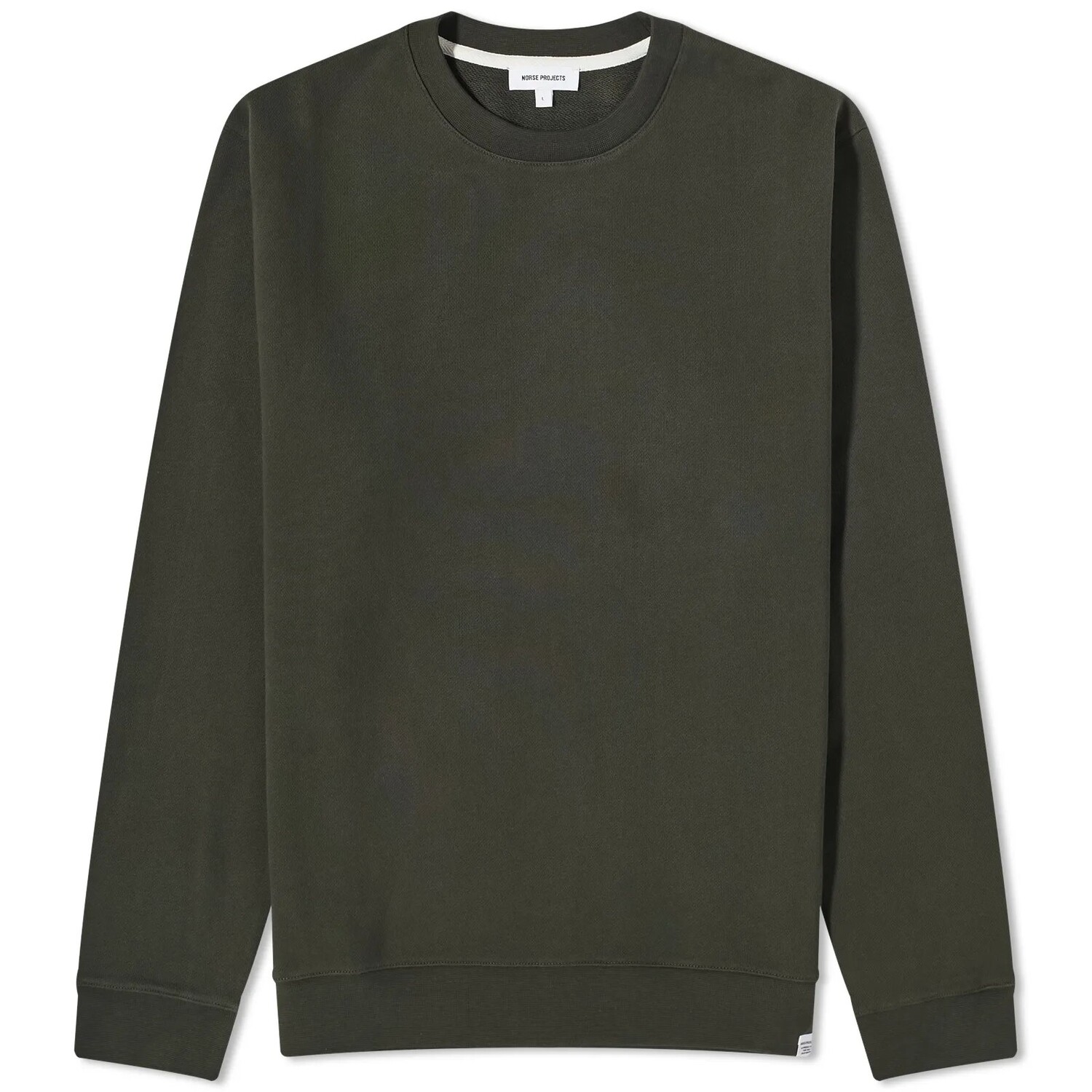 

Свитшот Norse Projects Vagn Classic Crew, темно-зеленый