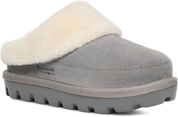 Женские тапочки UGG Tizzey Koolaburra с мехом, серый — фото 3