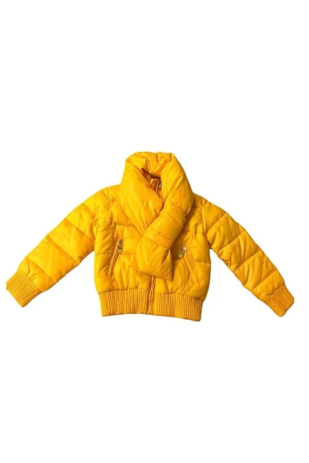 Детское пальто для девочек с длинным рукавом Silvian heach Tomstore, Yellow